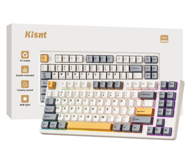Kisnt KN85 Retro beżowa RGB - 1544197 - zdjęcie 2